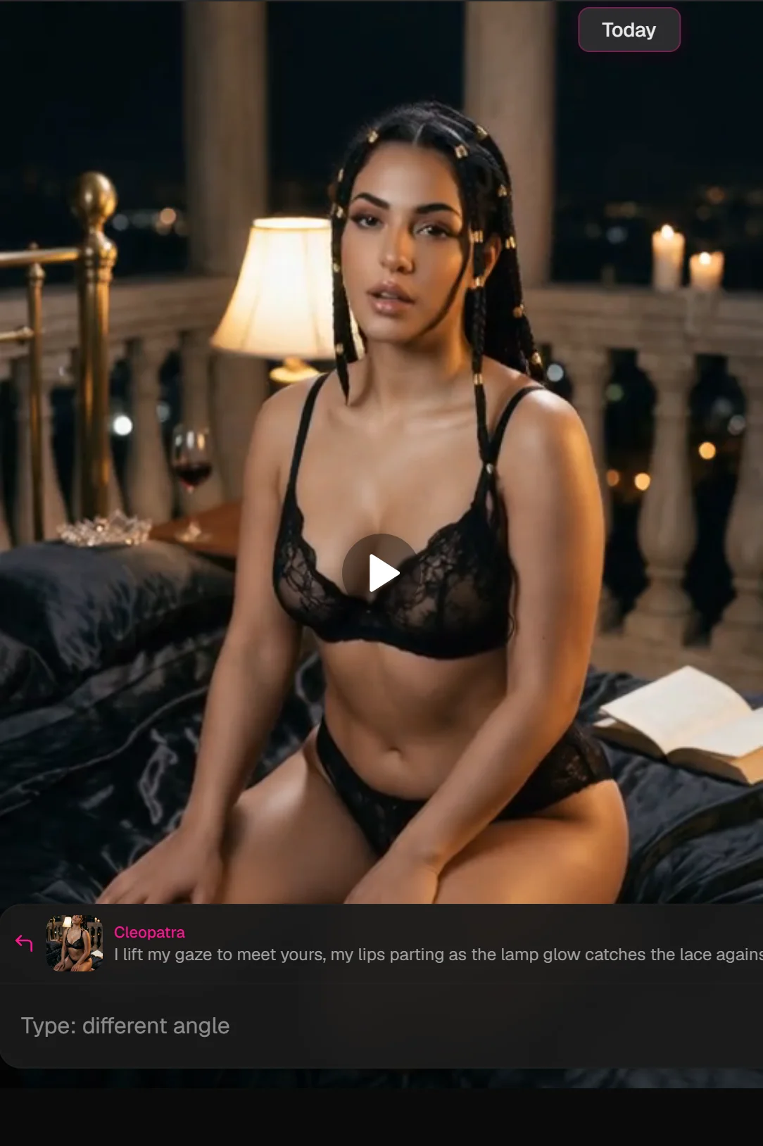Kneeling video, frame 1