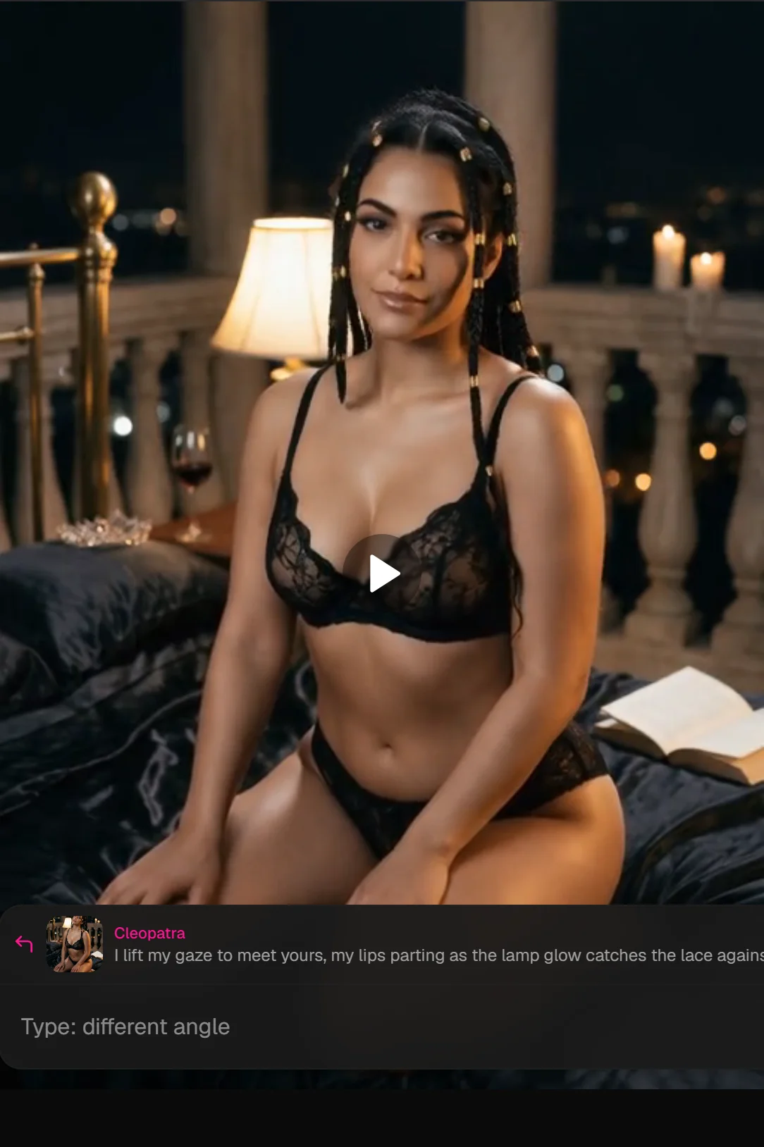 Kneeling video, frame 2